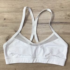 lululemon white sports bra